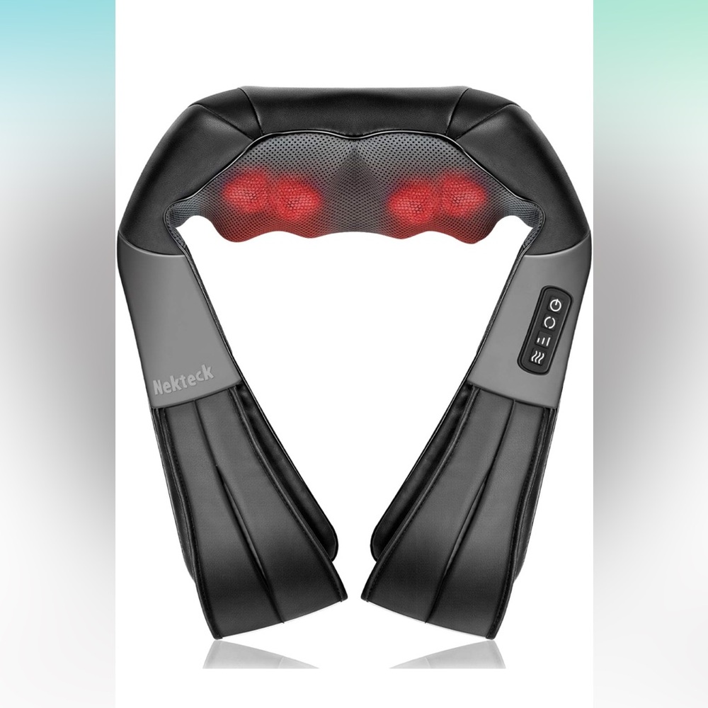 Neck and Back Massager with Soothing Heat